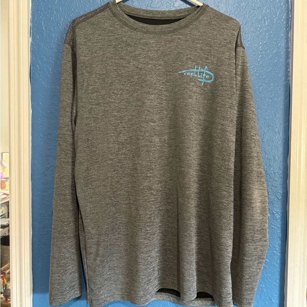 Reel Life Grey Longsleeve 
Large
